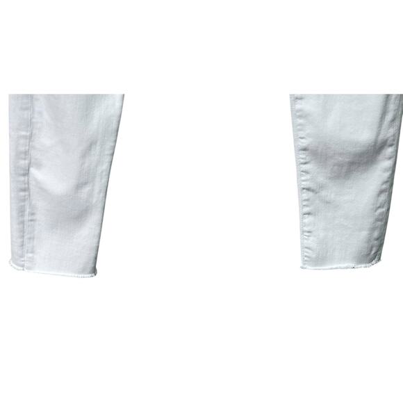 AG Adriano Goldschmied The Farrah White Skinny Mid Rise Ankle Jeans - Picture 5 of 9